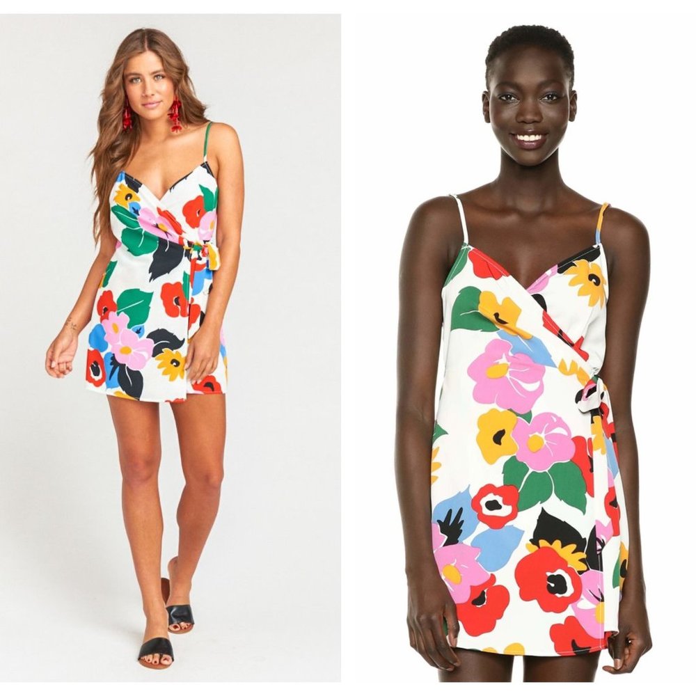 Show Me Your Mumu Say Jay Wrap Dress Size Small